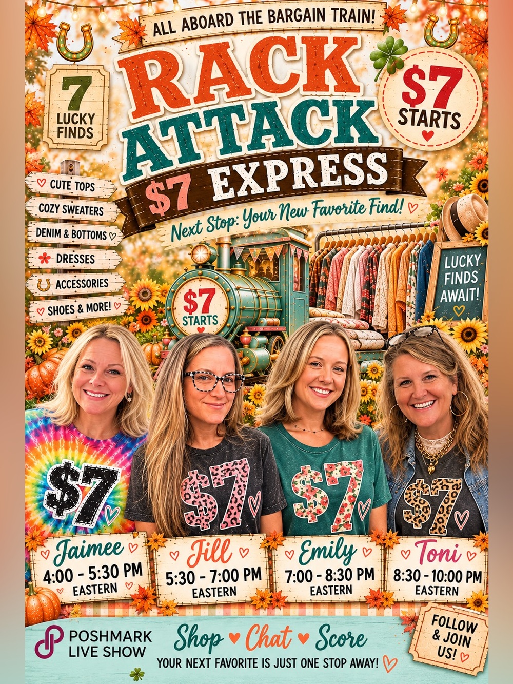 Rack Attack $7 Train!!!!! 🚂 🍀🍀